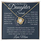 Daughter Love knot necklace - Giftinum