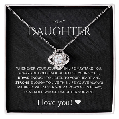 Daughter Necklace - Always be Bold - Giftinum