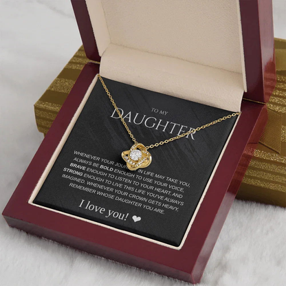 Daughter Necklace - Always be Bold - Giftinum