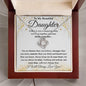 Daughter Necklace - Braver than you believe - FREE SHIPPING - Giftinum