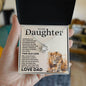 Daughter Necklace - Feel overwhelmed - Giftinum