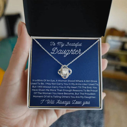Daughter Necklace - In a blink of an eye - Giftinum