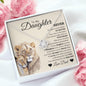 Daughter Necklace - Never feel that you are alone - Giftinum