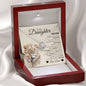 Daughter Necklace - Never feel that you are alone - Giftinum