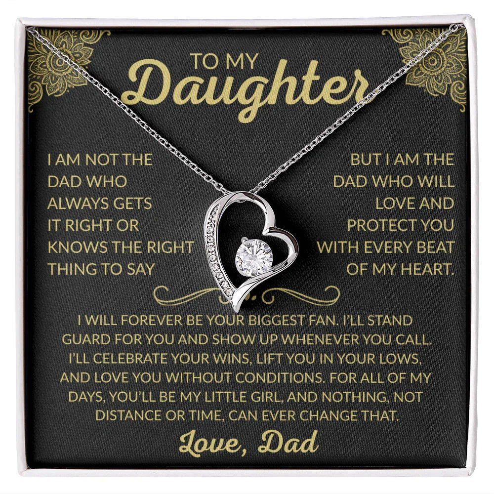 Daughter Necklace - Your biggest fan - Giftinum