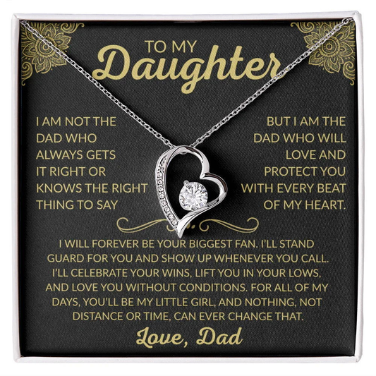 Daughter Necklace - Your biggest fan - Giftinum