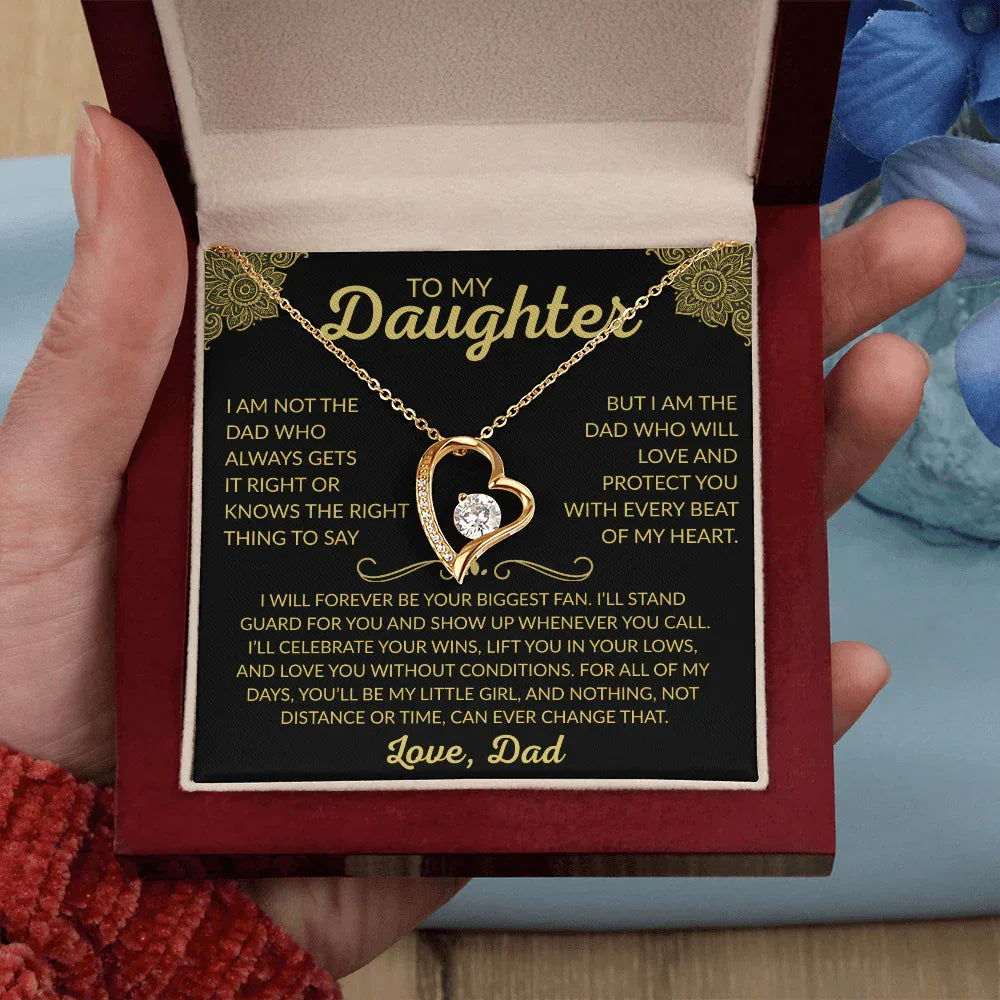 Daughter Necklace - Your biggest fan - Giftinum