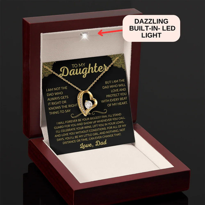 Daughter Necklace - Your biggest fan - Giftinum