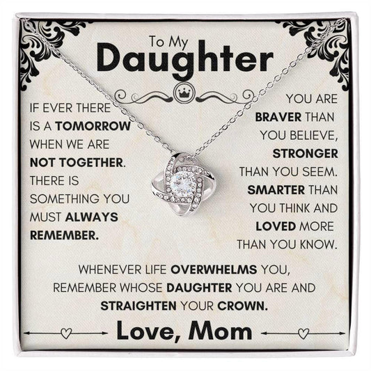 Daughter Necklace - when we are not together - Giftinum