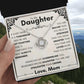 Daughter Necklace - when we are not together - Giftinum