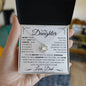 Daughter Necklace From Dad - Never forget that I love you - Giftinum