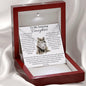Daughter Necklace From Mom - My heart is forever bound to you - Giftinum