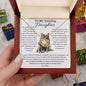 Daughter Necklace From Mom - My heart is forever bound to you - Giftinum