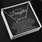 Daughter Signature Name Necklace - Never forget that I love you - Giftinum