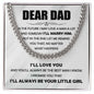 Dear Dad - The Best Man Cuban Link Chain - Giftinum