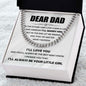 Dear Dad - The Best Man Cuban Link Chain - Giftinum