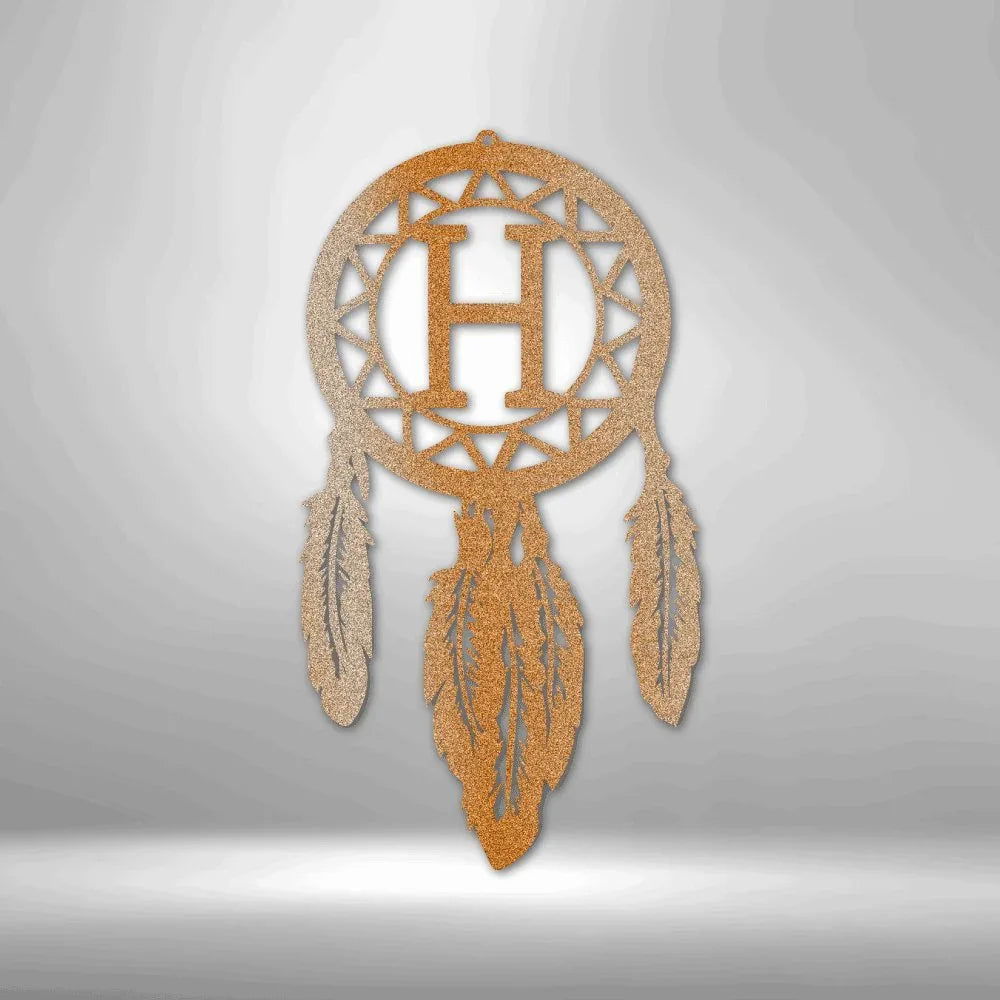 Dream Catcher Monogram - Steel Sign - Giftinum