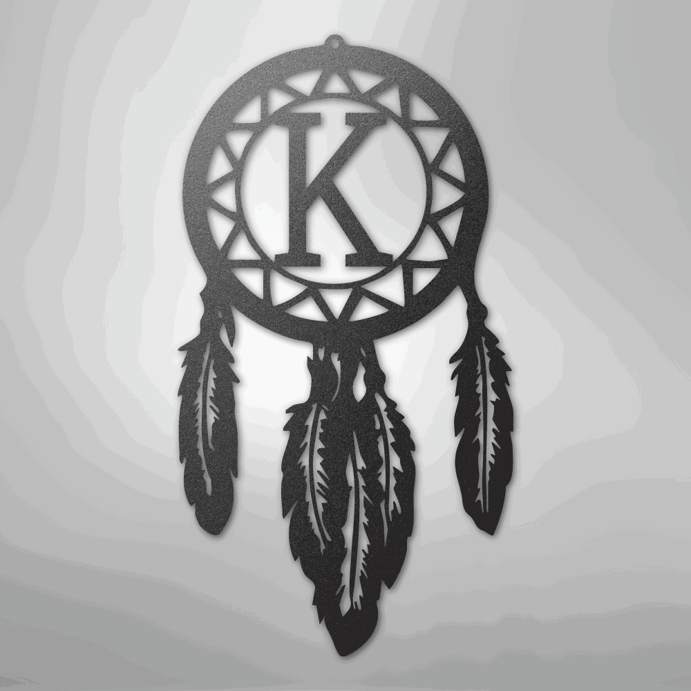 Dream Catcher Monogram - Steel Sign - Giftinum