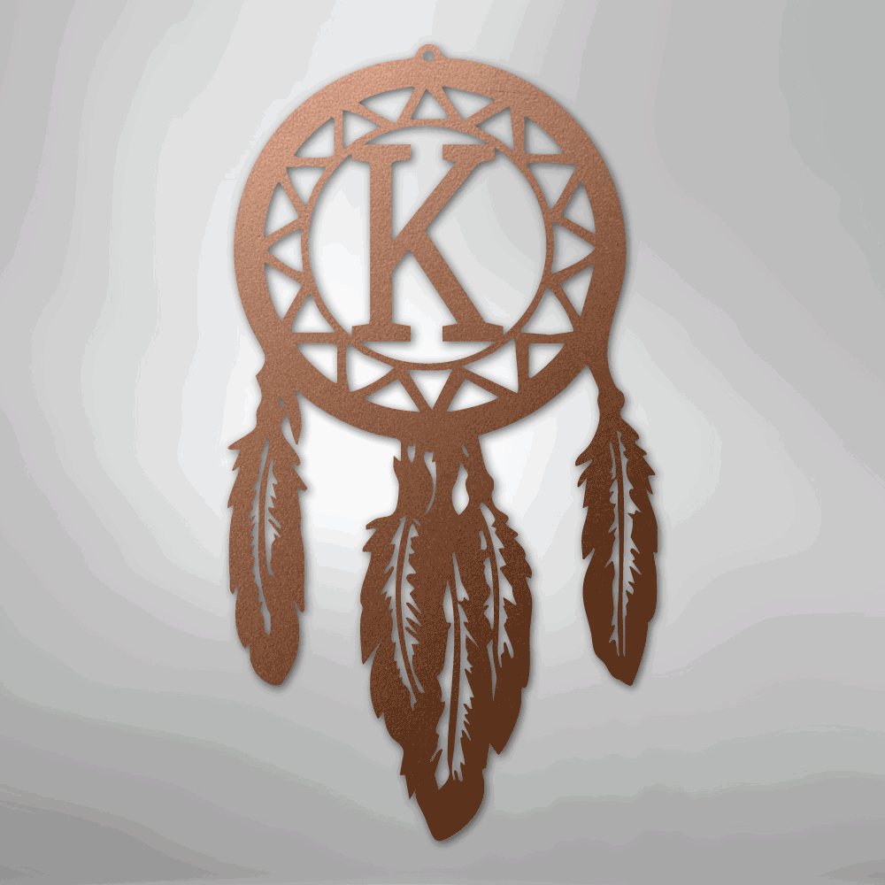 Dream Catcher Monogram - Steel Sign - Giftinum