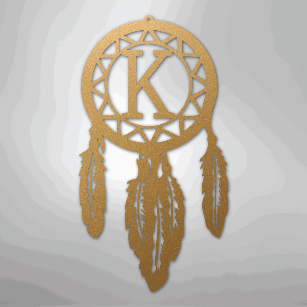 Dream Catcher Monogram - Steel Sign - Giftinum