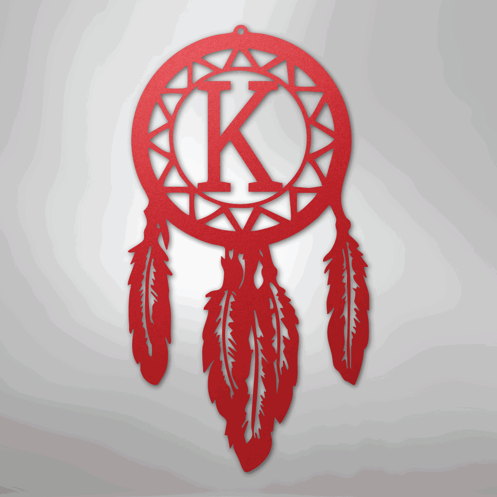 Dream Catcher Monogram - Steel Sign - Giftinum