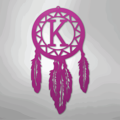 Dream Catcher Monogram - Steel Sign - Giftinum