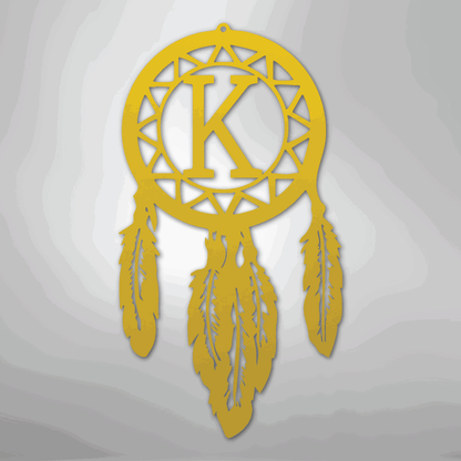 Dream Catcher Monogram - Steel Sign - Giftinum