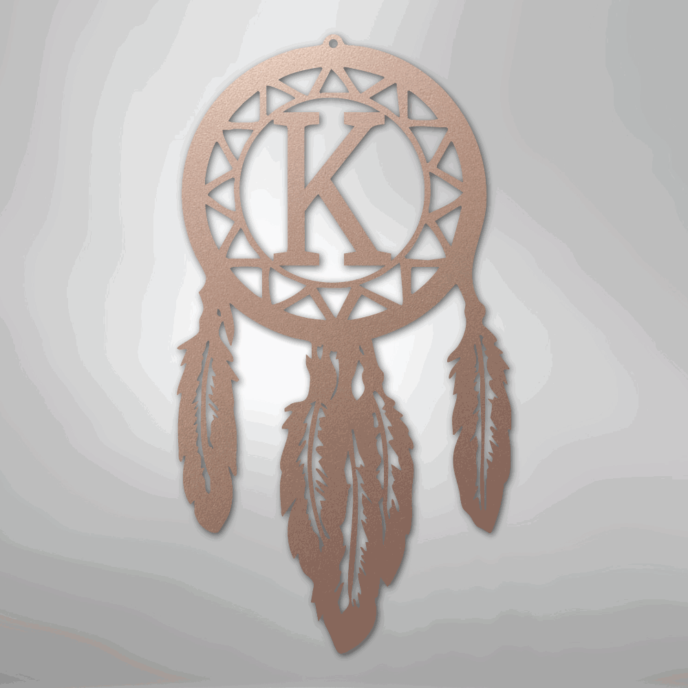 Dream Catcher Monogram - Steel Sign - Giftinum