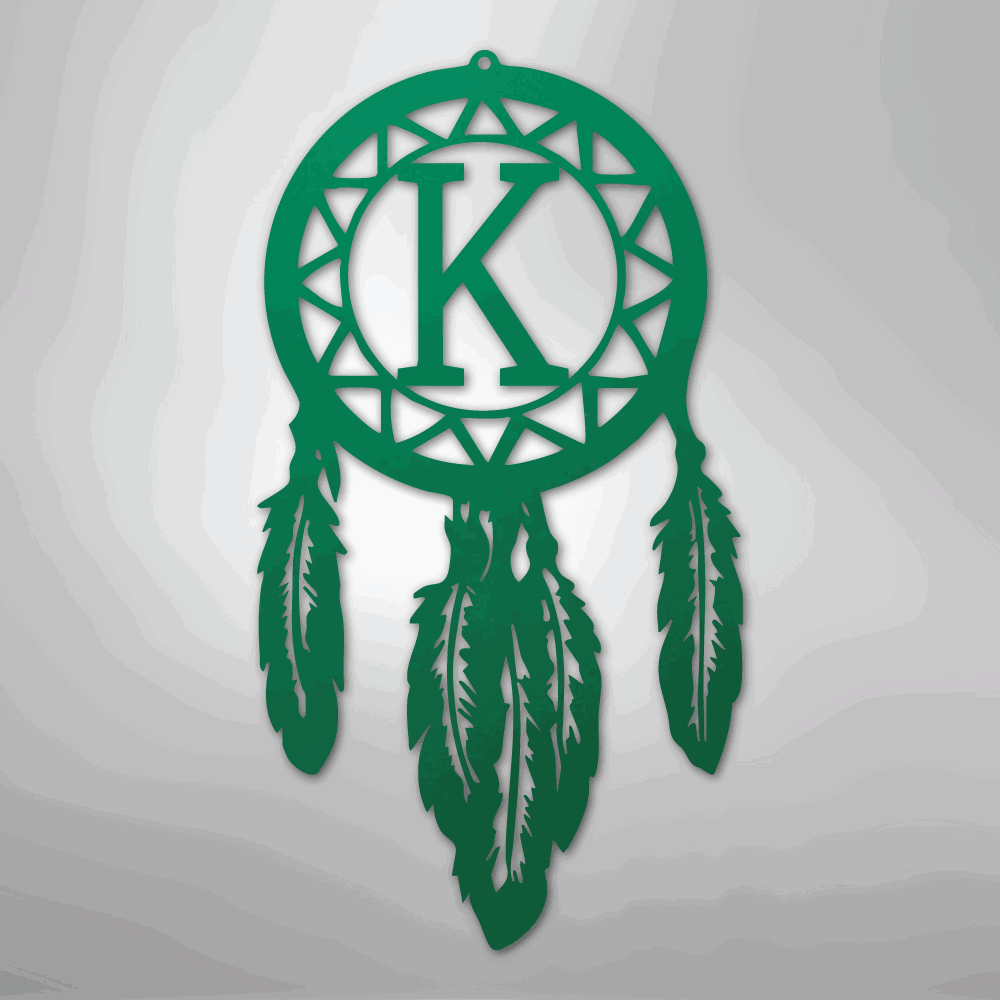 Dream Catcher Monogram - Steel Sign - Giftinum