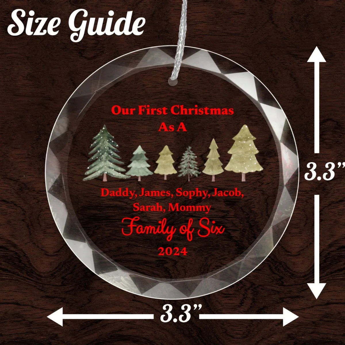 Family of Christmas Ornament - Giftinum