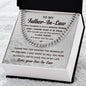 Father In Law - Thank You For Raising Cuban Link Chain - Giftinum