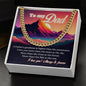 Father and Mountains Cuban Link Chain - Giftinum
