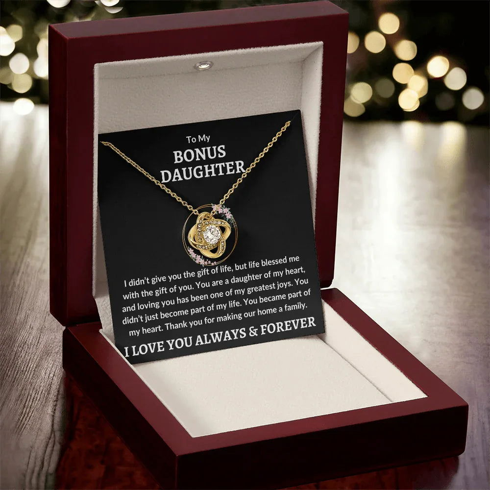 Gift of You Necklace - Bonus Daughter Gift - Giftinum