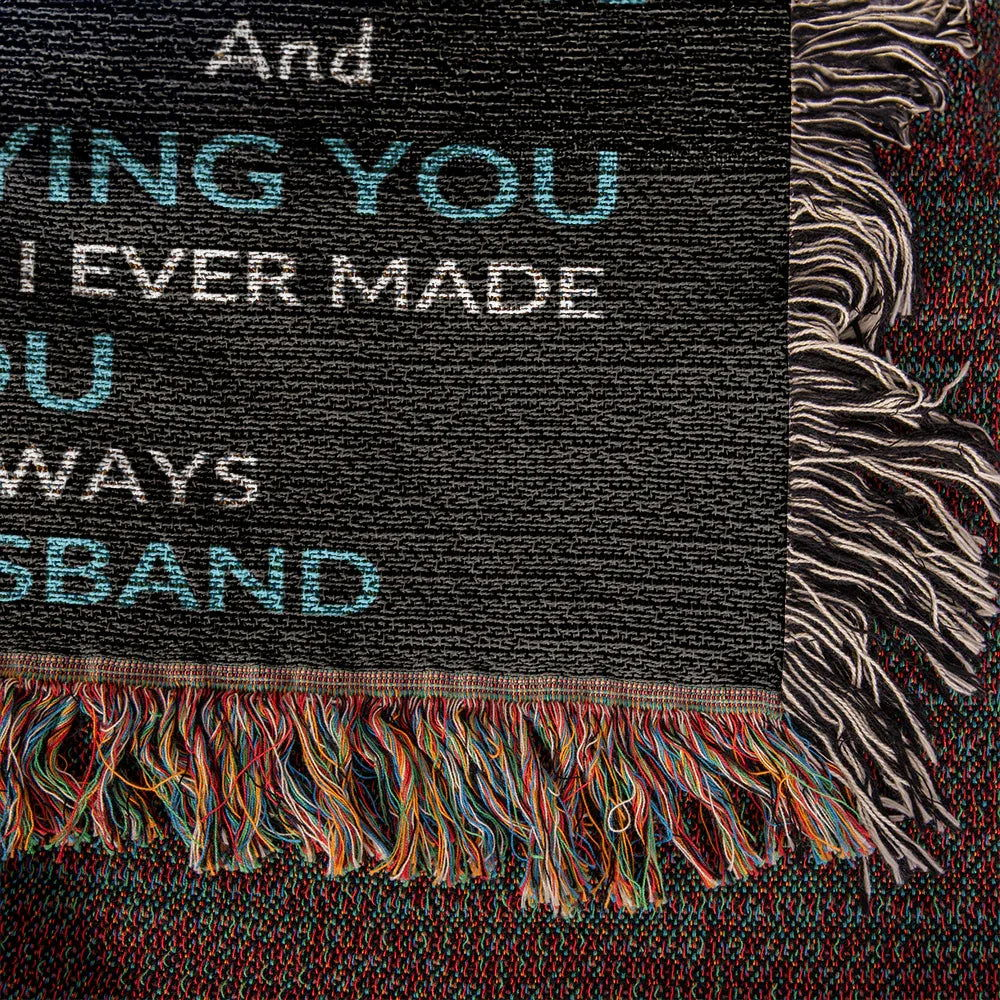 Gorgeous Wife Heirloom Woven Blanket - Meeting You Was Fate - Giftinum