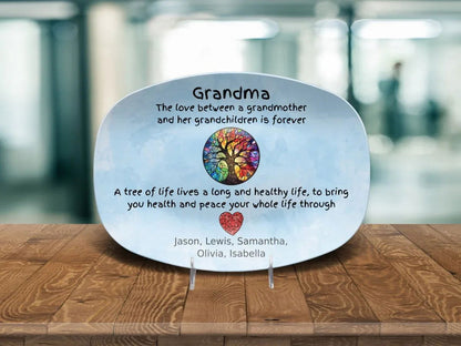 Grandma Tree of Life Plate - Giftinum