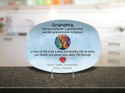 Grandma Tree of Life Plate - Giftinum
