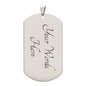 Grandson Dog Tag Necklace - Giftinum