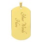 Grandson Dog Tag Necklace - Giftinum