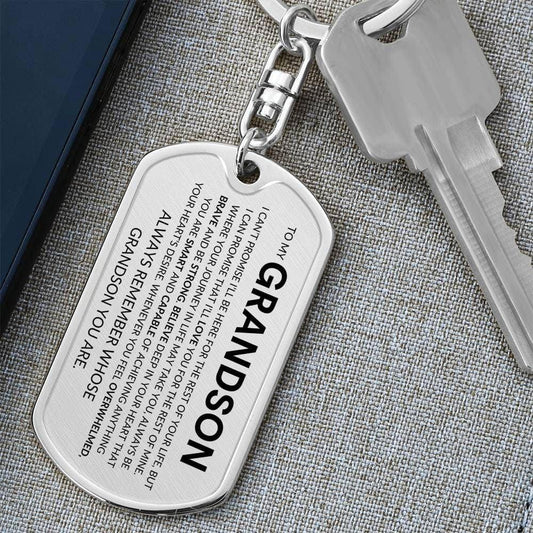 Grandson Keychain - Giftinum