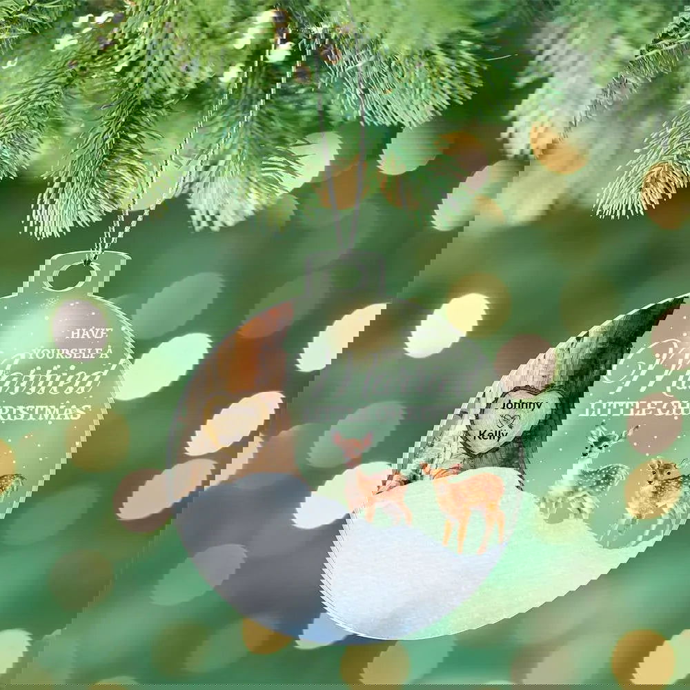 Have Yourself a Married Little Christmas Acrylic Ornament - Giftinum