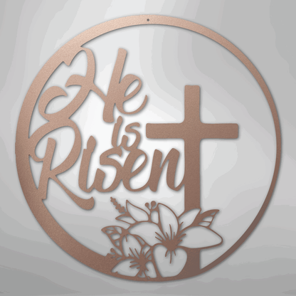 He is Risen - Steel Sign - Giftinum
