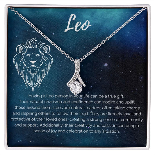 Leo Zodiac Birthday Necklace - Giftinum