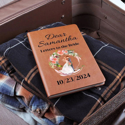 Letters to the Bride scrapbook Vegan Leather Journal - Giftinum
