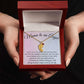 Mama of an Angel Baby Feet Necklace - I carried you in my heart 1 Charm / 18K Yellow Gold Finish / Luxury Box Jewelry Giftinum