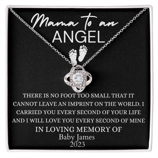 Mama to an angel - Love knot necklace - Giftinum