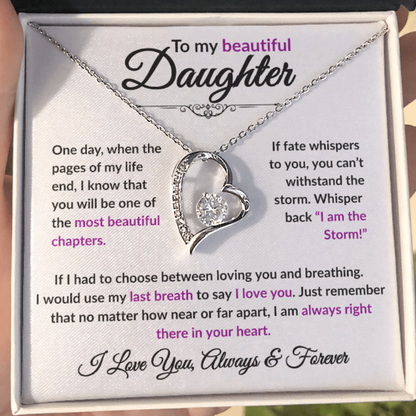 To My Beautiful Daughter - "I am the Storm"