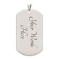 Miscarriage Dog Tag Necklace - God thought I was special - Giftinum