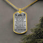 Miscarriage Dog Tag Necklace - God thought I was special - Giftinum