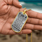 Miscarriage Dog Tag Necklace - God thought I was special - Giftinum
