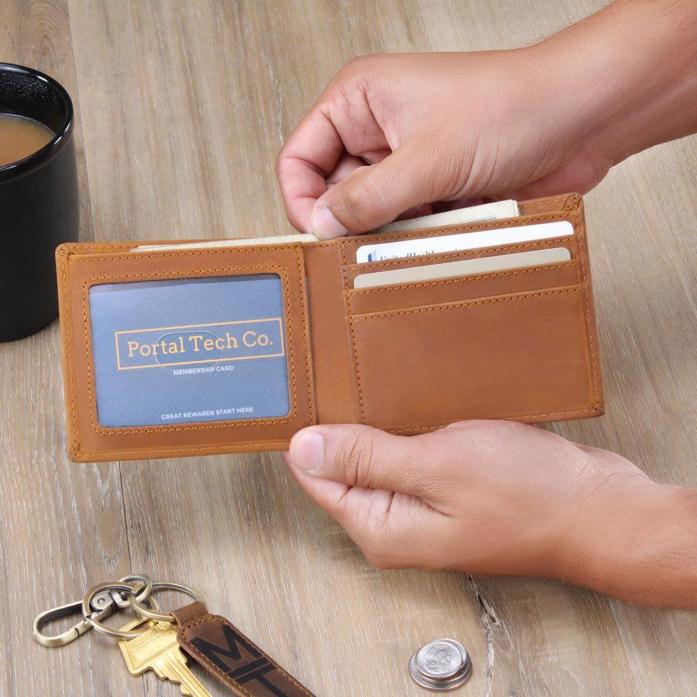 Monogram groomsman wallet - Giftinum